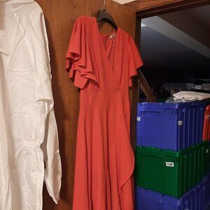 NEW TAG ! ZZV Women Formal Long Dress Maxi Red Size M